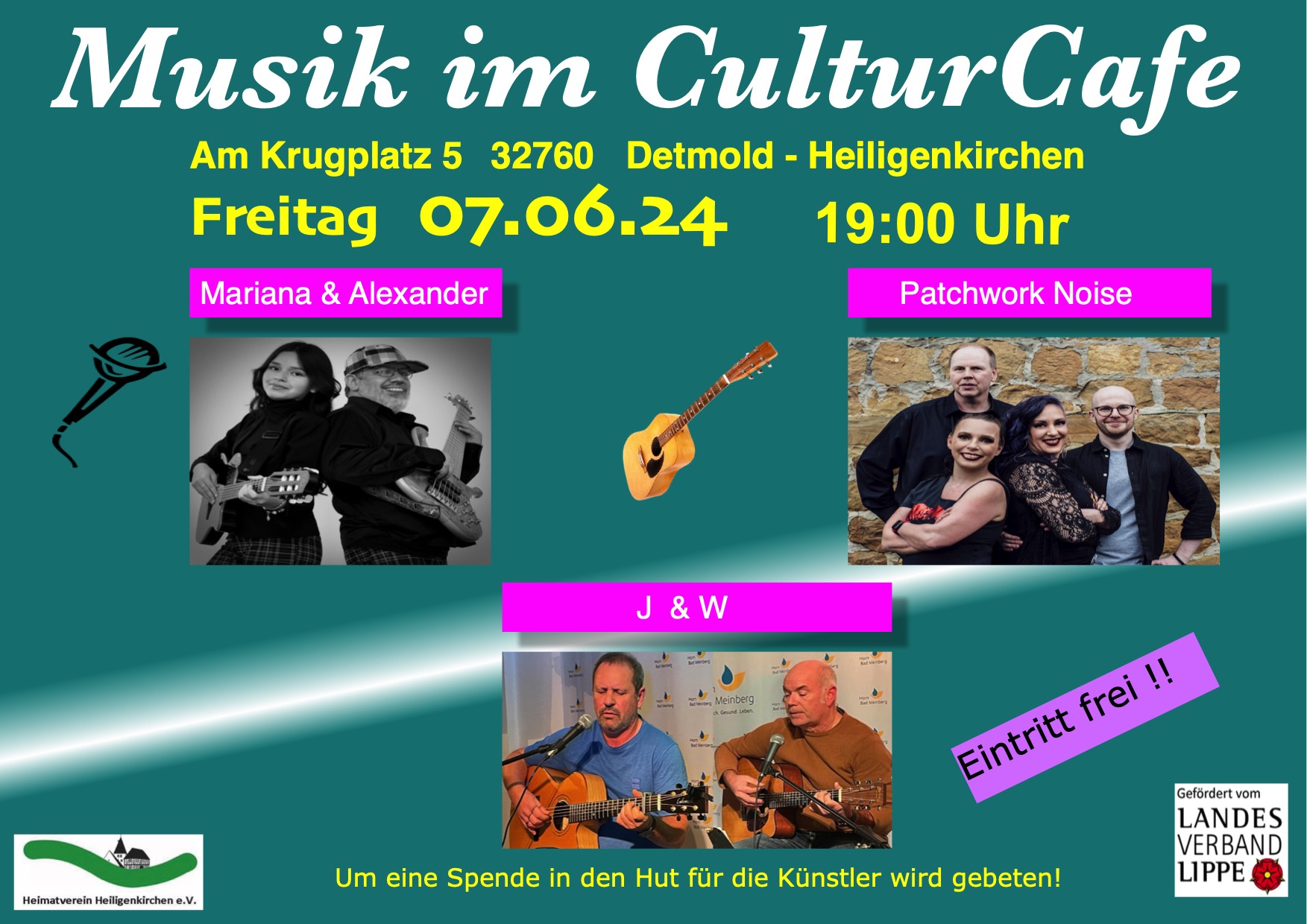 Musik im Cultur Cafe 7.06.2024